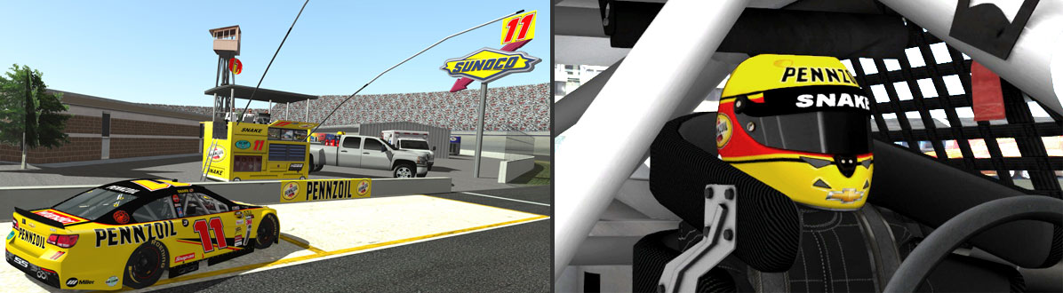 Pitbox and Helmet